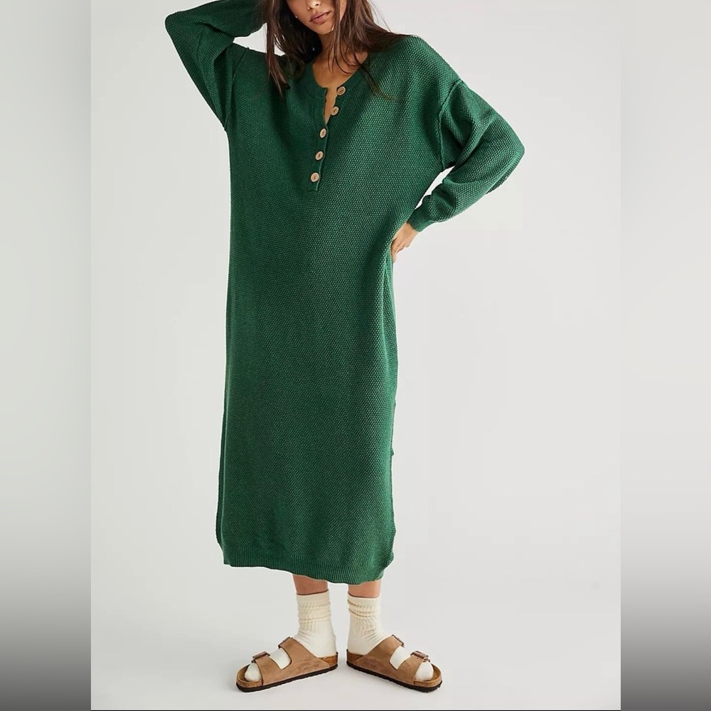 Free People Hailee Sweater Midi Dress